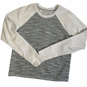 Athleta Pullover Sweatshirt Long Sleeve Top Gray